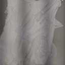 HOCILLE Women's Sexy V Neck Backless Bodycon Spaghetti Strap Elegant Ruffle Maxi Cocktail Party Dresses, M