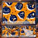 Men Halloween Shirt Fun Pumpkin Print Button Up Shirts Casual Hawaiian Short Sleeve Shirt Holiday Aloha Shirts (Orange, XXL)