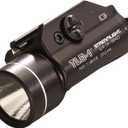 Streamlight 69110 TLR-1 300-Lumen 12,000-Candela Rail-Mounted Weapon Flashlight with Rail Locating Keys, Black