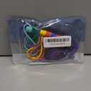 SMART&COOL Reusable Silicone Magnetic Cable Ties for Bundling and Organizing, Holding Stuff, Book Markers, Fridge Magnets, Assorted Color, 7.16'' (20-Pack, Multi)