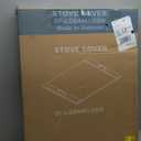 DUMOS Noodle Board Stove Cover with Handles, Wooden Stove Top Cover for Gas Electric Glass Stove, 22 x 29.5 inch(Black)