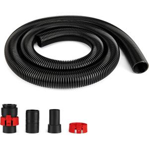 Shop-Vac 8 FT X 1-7/8" Universal Hose, Replacement Hose Compatible with Rigid, Dewalt, Husky, Craftsman, Bauer, Masterforce Vacuum Cleaners