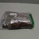 decorUhome Spring Chenille Soft Cozy Throw Pillow Covers 16x16 Set of 2, Modern Farmhouse Boho Velvet Decorative Pillow Cases with Stitched Edge for Couch Sofa Bed Home Decor, Chocolate