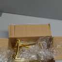 Plate Holder Easel Display Stand - 6 inch Metal Plate Stands for Display - Tabletop Picture Stand - Gold Iron Easels for Display Pictures | Photo Frames | Book | Decorative Plates | Plaque - 3 Pack