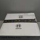 19" Farmhouse Fandelier Ceiling Fan with Light, Caged Bladeless Ceiling Fans with Lights and Remote, Modern Small Enclosed Ceiling Fans with Lights for Living Room, Bedroom, Black - ETL