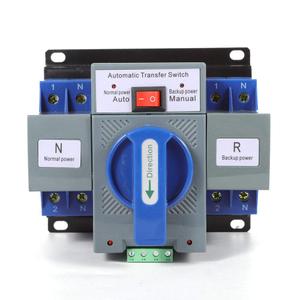 JONASC 220V 63A 2P Dual Power Automatic Transfer Switch Generator Changeover Switch 50HZ/60HZ