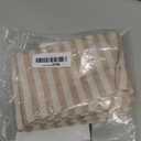 Mini Curtains for Small Windows 18 Inch Length 24w 18L Long Cafe Pinch Pleated Striped Farmhouse Curtains for Kitchen