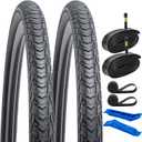 YUNSCM 2-PCS 700C Bike Tires 700x40C/42-622 Compatible with 700x38C 700x39C 700 x 40C 700x41C 700x42C Bike Bicycle Tires