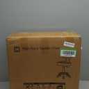 Timbertouch Saddle Stool with Back and Ring Pedal, Adjustable Hydraulic Rolling Chair with Wheels for Salon, Spa, Medical, Massage & Drafting Use Khaki