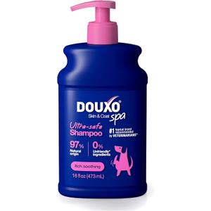 DOUXO Skin & Coat SPA - Ultra-Safe Sensitive Skin Soothing Shampoo, 16 fl oz, Skin-Friendly Formula Cleans and Soothes, Leaves The Coat Soft and Radiant
