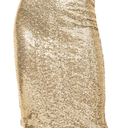 anna-kaci Women's High Waist Sequin Skirt Sparkly Midi Skirts Party Cocktail Bodycon Back Slit M