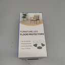 Chair Leg Floor Protectors Square, Silicone Chair Leg Protectors for Hardwood Floors, Furniture Leg Pads Caps Covers Protect Wooden Floors from Scratching 20 Pcs Large (Fit:1-1/16" to 1-5/8")