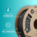 Polymaker HT-PLA Filament 1.75mm Black, High Temp PLA for 3D Printing, Heat Stable Up to 150C, Easy to Print, Works with Most FDM Printers, 1kg Spool
