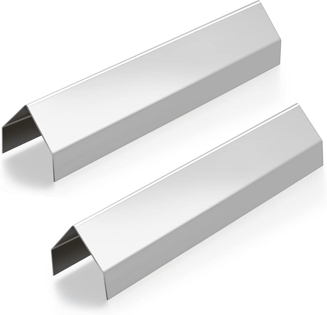 2 Pcs Deep Fryer Splash Guard Stainless Steel Joining Strip 20 Gauge Thickness Commercial Deep Fryer Joint Adapter Connector Curved Parts(23 3/8"L x 2 3/8"W x 2 1/4"H)