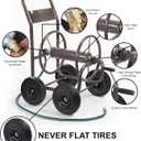 Liberty Garden 840-1 Four Wheel Industrial Host Cart with PU Tires, Bronze