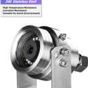 HJT 5MP POE Explosion Proof Camera, 304 Stainless Steel,UltraHD IP Surveillance Camera,Outdoor IP66 Waterproof, 85° View Angle,3.6mm Lens, 98ft IR Night Vision
