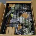 IZEUK 4 Tier Metal Wire Shelf Unit, Black Storage Rack Organizer for Kitchen, Bedroom, Living Room or Laundry Room, 17.7" W x 11.8" D x 41.9" H