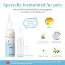 Pet Steam Brush for Dog & Cat 3-in-1 Spray Hair Removal Comb for Shedding & Grooming, Softens Fur & Reduces Static Water Brush for Long & Short Coats, Bath-Hating Pets, Includes Waterless Shampoo