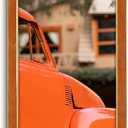 Suede 12x24 Frame - Single Frame, Christmas Elegant Brown 12 x 24 Poster Frame, 12x24 Picture Frame for Artwork Puzzles Photos and Movie Posters