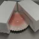 Easter Bunny Ceramic Cake Stand  Hand-Painted Pink Flower Dessert Plate, Holiday Ceramic Cake Holder for Easter Party, Spring Table Decoration