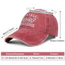 30th Birthday Gifts for Women Men Vintage 1995 Hat Gift Ideas for Her Him Baseball (Red)