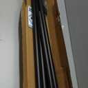 Tension Curtain Rod 51-165In(4.25-13.75Ft), Extra Long Outdoor Curtain Rod No Drilling for Window or Bathroom Patio, Adjustable Spring Shower Rod, Easy to Install Never Rust, Rod Diameter 1.26In-Black