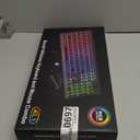 Wireless Keyboard and Mouse Combo, RGB Backlit, Rechargeable & Light Up Letters, Full-Size, Soft Typing, Sleep Mode, 2.4GHz Quiet Keyboard Set for Mac, Windows, Laptop, PC, Trueque (Wine Red)