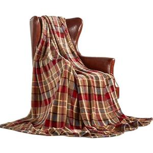 MERRYLIFE Throw Blanket Plaid| Ultra-Plush Soft Colorful Oversized | Decorative Couch Travel Blanket | (50" 60", Love Urban)