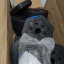 VIVITORY Dumbbell Sets Adjustable Weights, Free Weights with Connector, Non-Rolling Adjustable Dumbbell Set, Barbell for Home Gym, Hexagon, Cement Mixture (45LB BLUE)