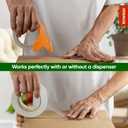 Clear Packing Tape 24 Rolls - Heavy Duty Packaging Tape 2.7mil Thick, 2.0 in. Wide x 60 Yards - Strong Adhesive, Silent, Reliable Package Tape for Home Office Shipping Moving Sealing