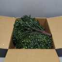 23.6" Artificial Boxwood Topiary Ball Trees, 2 Pack UV Resistant Artificial Plants Outdoor, Boxwood Balls with Ground Spike, Fake Plants for Front Porch Decor, Outdoor, Indoor (Green)