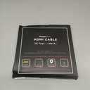 PowerBear 4K HDMI Cable 10 ft | High Speed Hdmi Cables, Braided Nylon & Gold Connectors, 4K @ 60Hz, Ultra HD, 2K, 1080P, ARC & CL3 Rated | for Laptop, Monitor, PS5, PS4, Xbox One, Fire TV, & More