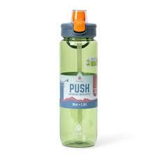 Manna® Push™ Water Bottle - Green, 39 oz