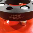 1" 5x4.75 Wheel Spacers - Fits Corvette Camaro Fits Pontiac Firebird S10 Blazer S15 Jimmy - 1 Inch (25mm), 5x120, 12x1.5 Studs - Pair of 2 - Black