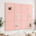 Felt Bulletin Board Tiles, Cork Board Alternative, 48 x 36 in | 0.35 in modular felt wall tiles for notes, photos, schedules, reminders in offices, classrooms, home & office workspace