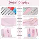 Large Capacity Pencil Case, Mini Backpack Pencil Case, Storage High Capacity Bag Pouch Holder Marker Pen Organizer, for Student, Teen Girls, Adults (Pink)
