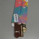 EXPAWLORER Dog Collar and Leash Set - Classic Plaid Dog Bow Tie and Dog Bandana Collar with Bell, Dog Leash Tangle Free, Adjustable Collars for Small Medium Large Dogs Cats, Holiday Ideal Gift, XS (Cream)