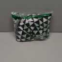 Black Hand Towels for Bathroom & Kitchen (Geometric Triangle), 2 Pack Cotton Quick Dry Towels for Hand Face Hair 13x29 Inches, Modern & Farmhouse