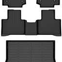 All Weather Car Floor Mats & Cargo Liner for 2023 2024 2025 2026 RX /RX350 /RX350h /RX500h (NOT for RX450h+ PHEV) Custom Fit Full Set Accessories - Black