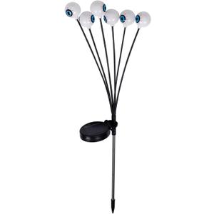 Happyyami Solar Eyeball Lights Green Eyeball Halloween Pathway Decorations Outdoor Led Stake Lights