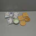 4 Sets DIY Mosaic Kits for Adults with Wooden Coasters, Mixed Color Glass Mosaic Tiles Craft Kits for Adults Women, Complete Mosaic Coaster Making Kit for Home Decor Gifts (4, Crystal Sand)