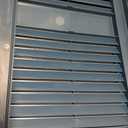 Ekena Millwork Lifetime Vinyl LL1S14X05500CB Standard Cathedral Top Center Mullion, Open Louver Vinyl Shutters, w/Installation Shutter-Lok's & Matching Screws (Per Pair), 14 1/2"W x 55"H, Classic Blue, 14.5-in. W x 55-in. H