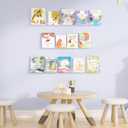 upsimples 18 Pack Vinyl Record Wall Mount Shelves, 12" Vinyl Holder for Album Record Storage & Display, Clear Acrylic Floating Shelves for Wall Decor, Kids Bookshelf, Magazine Rack, Picture Ledge
