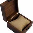 Walnut Wood Box for Crafts, Jewelry Box and watch box Wooden Keepsake Box Gift (Walnut)