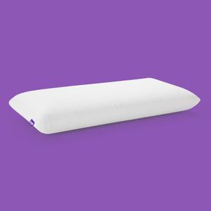 Purple Harmony Pillow  Talalay Latex Foam Cooling Pillow for Combo or Side Sleepers, 360 Hex GelFlex Grid for No-Pressure Support and Luxurious Weightless Feel - King, Medium Feel, Low Height