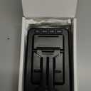 Cell Phone Stand with Wireless Bluetooth Speaker and Anti-Slip Base HD Surround Sound Perfect for Home and Outdoors with Bluetooth Speaker for Desk Compatible with iPhone/ipad/Samsung Galaxy (Black)