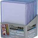 2 Ultra Pro 75pt Top Loader Packs 25ct (50 Total Toploaders) 81347-75 Pt for Thick Cards
