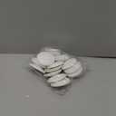 Outus 20 Pieces Door knob Wall Protectors Wall Guards Stoppers Door Handle Bumper Self Adhesive Round Rubber Stop, White