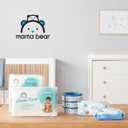 Amazon Brand - Mama Bear Diaper Pail Refills with Odor Control for Diaper Genie Pails, Unscented, 1080 Count (4 Packs of 270 Count)