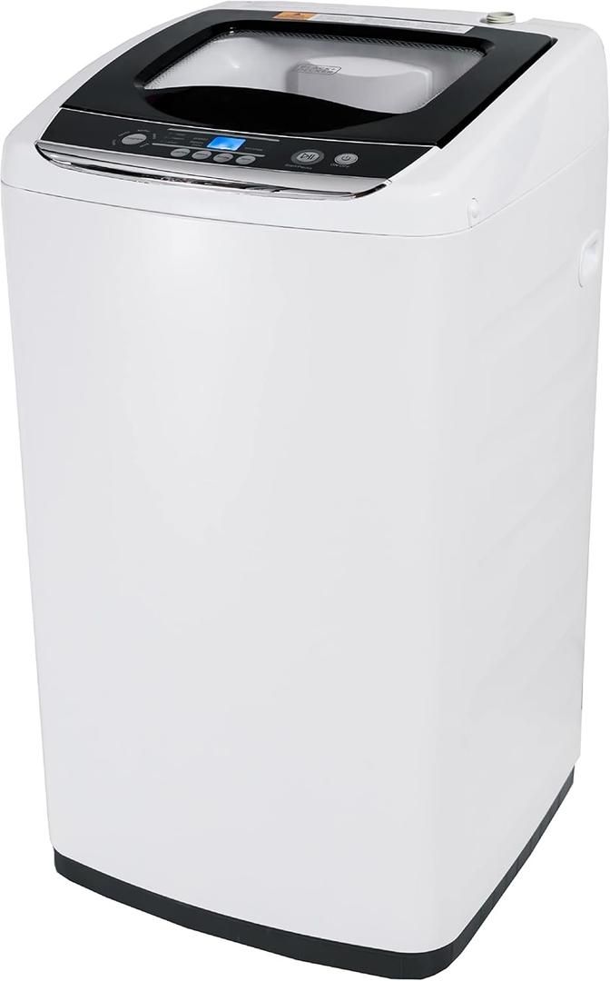 BLACK+DECKER 0.9 Cu. Ft. Portable Washer, 6.6 lb. Capacity Washing Machine for Homes & Apartments, 5 Wash Cycles, Quick Connect Sink Adapter and Drain Hose Included, Transparent Lid, BPWM09W, White BLACK+DECKER 0.9 Cu. Ft. Portable Washer, 6.6 lb. Capacity Washing Machine for Homes & Apartments, 5 Wash Cycles, Quick Connect Sink Adapter and Drain Hose Included, Transparent Lid, BPWM09W, White